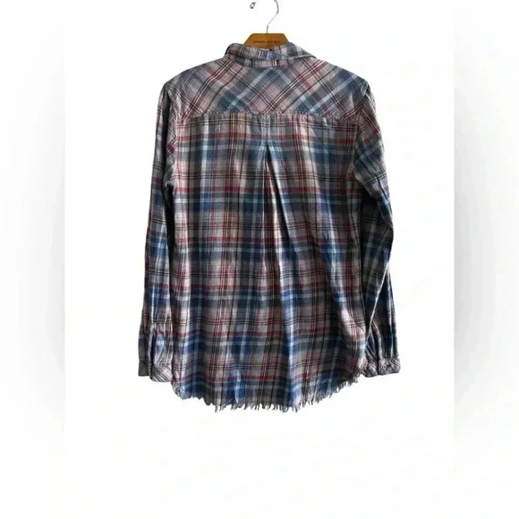 Cloth & Stone | Anthropologie soft plaid flannel Size XS - Picture 7 of 14